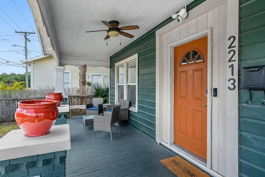 度假居 Wonderful 3 Bed 2 Bath House In Heart Of Ybor City 坦帕 美国