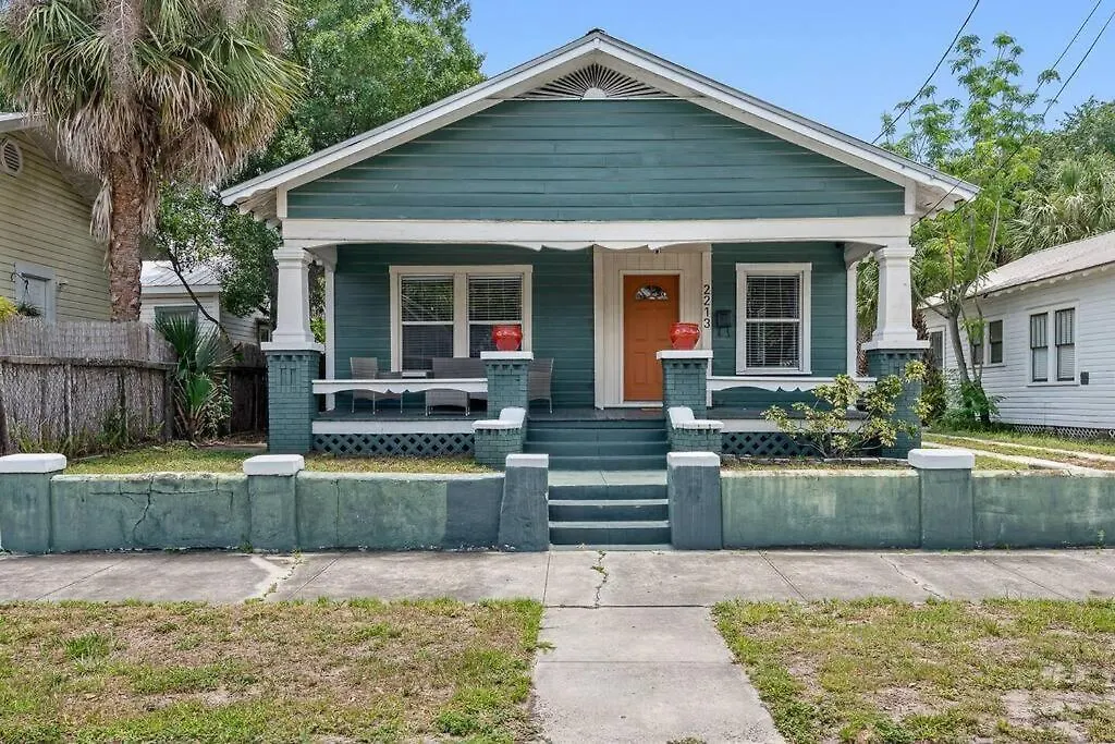 度假居 Wonderful 3 Bed 2 Bath House In Heart Of Ybor City 坦帕 美国